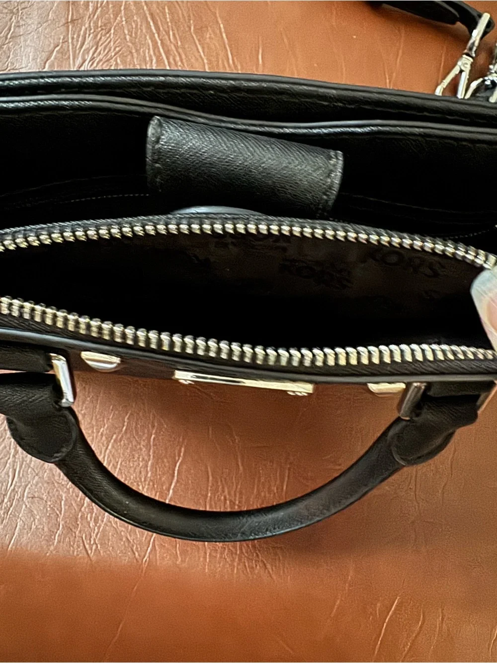 Michael Kors Selma Silver Studded Purse Convertible Crossbody